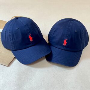 Pol navy blue red letters / Adjustable (54-61cm)
