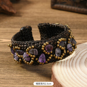 Braided natural stone bracelet (style 3)