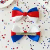 Wholesale Commute Style Bow Tie Hairpin For Women In Red Cloth, Perfect Hair Accessory For Independence Day