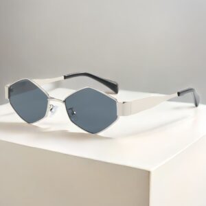 silver frame gray sheet