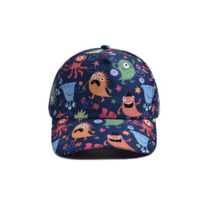 New model on the shelves-dream monster-children's peaked cap / (Free size-Velcro adjustment)(52-54cm)