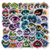 oly-4b6bc54659071fa2b97b0d57488ede9f Wholesale 50 personalized pupil eyes graffiti waterproof stickers diy mobile phone case skateboard notebook decorative stickers