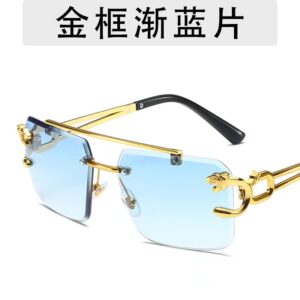 Gold Frame Gradual Blue Film
