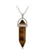 Wholesale Fashion Geometric Natural Stone Polishing Pendant Necklace