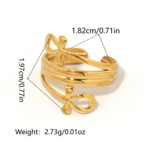 Gold / adjustable / 1 Piece Ring