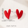 oly-4bc15f2ecce9a087aac77251d16d150a Wholesale 1 Pair/3 Pair/4 Pair Elegant Design Metal Love Heart Stud Earrings suit Ladies Party Valentine's Day Gift to Friends