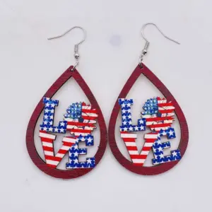 JE0790A / Wooden earrings