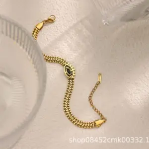 SL012-Bracelet-Black / 18k