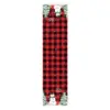 oly-4c0e0e1488ddc9db411a389a09bbc92a Wholesale Christmas Table Flag Decoration Snowflake Plaid Snowman Pattern Christmas Print Tablecloth Dining Table Mat American Style