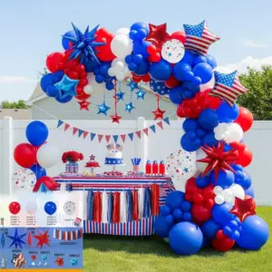Independence Day Balloon Set 002