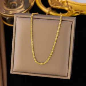 【QYH6039】Gypsophila Necklace / Gold