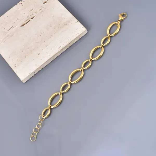 Wholesale PVD Coated Real Gold Plated Heart Shape Flower Butterfly 304 Stainless Steel Vacation Classic Style Waterproof Non Tarnish 304 Stainless Steel Lobster Trigger Clasp Closure Bracelets