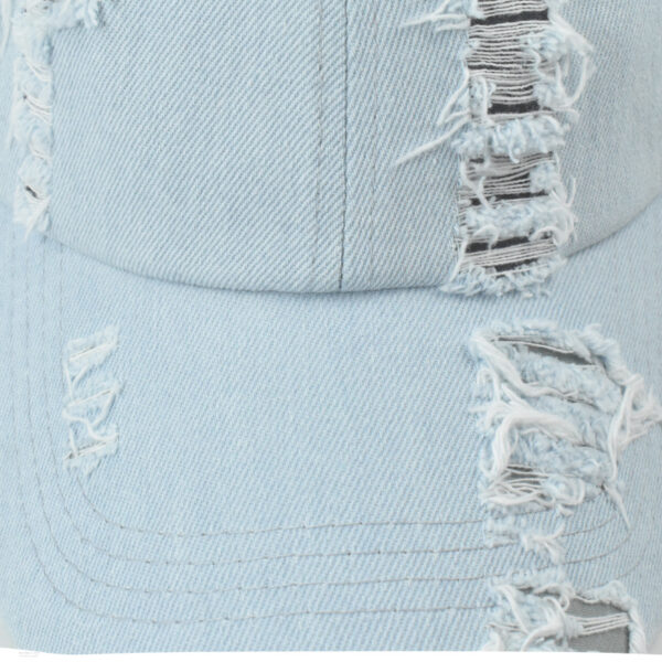 oly-4c474880c7967b8d88dfce8ea499c749 Wholesale Hat Women's Washed Denim Personalized Fashionable Hole Men's Baseball Cap Outdoor Sun Hat Sun Protection Peaked Cap