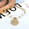 Wholesale Vintage Style Star Copper Plating Inlay Zircon Bracelets