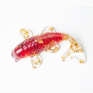 6*3.8*1.9cm / Red colored glaze