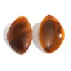 Wholesale Geometric Brown Resin Stud Earrings For Women With 304 Stainless Steel Posts