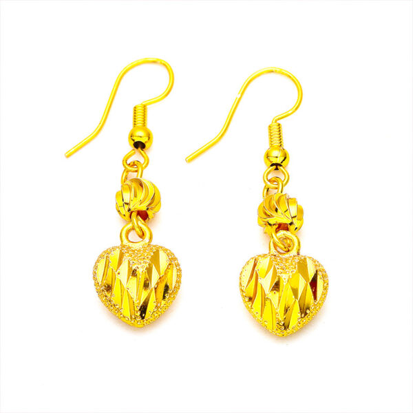 Wholesale Jewelry ladies love earrings Vietnam sand gold women tassel earrings wholesale love earrings