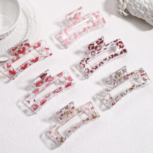 Wholesale Wind Cupid Love Cupid Rose Valentine's Day Hairpin suit Hair Quantity Yiwu Hair Accessories Hairpin Shark Clip Hairpin
