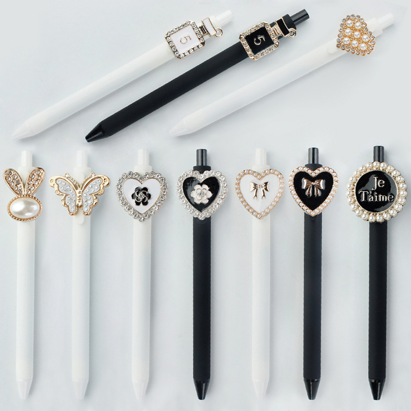 Wholesale Casual ins Plastic Gel Pen Student Exam Black 0.5mm Refill Office Study Signature Pen Stationery