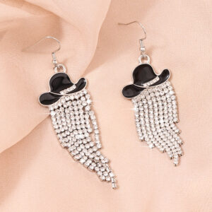 Black-silver tassel