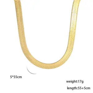 Gold / 5mm Wide / 55 5cm Long