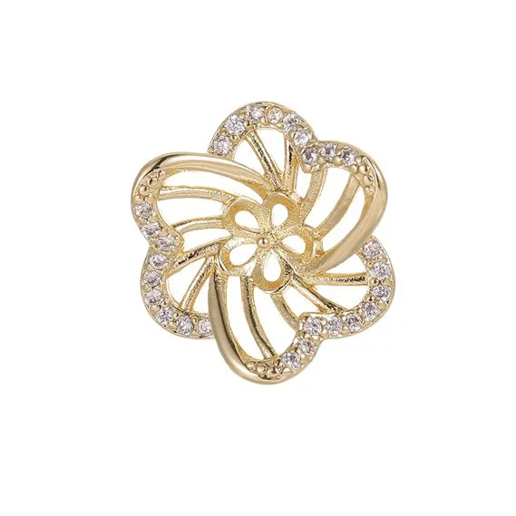 Wholesale Irregular Stud Earrings For Women Featuring Copper Material With Electroplated Gold And Artificial Pearl Inlay