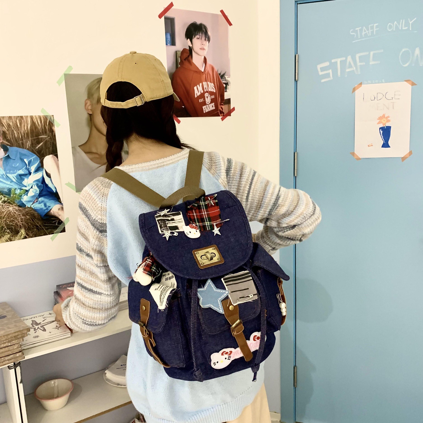 Wholesale European and American Style Versatile Backpack for Middle and High School Students, College Students, Textured Commuter Large-Capacity Backp