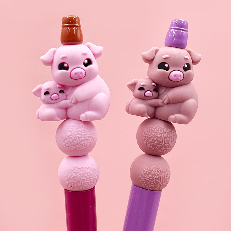 Wholesale Food Grade 3D Silicone Beads Baby DIY Dropping Glue Beads Children Beaded Pen Accessories Jewelry