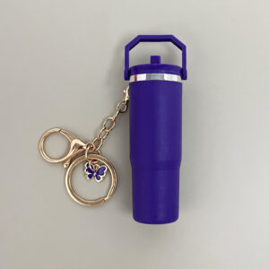 Portable butterfly dark purple
