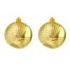 Wholesale Geometric 304 Stainless Steel Simple Style Plating Earrings