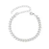 Wholesale Simple Style Leaf 304 Stainless Steel 18K Gold Plated Bracelets In Bulk