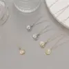 Wholesale Enamel Shell Necklace For Women With Electroplated Copper And Zircon Inlay Pendant