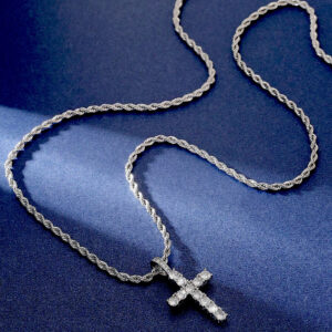 silver 01 20inch stainless steel twist chain