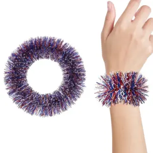 Red, White, and Blue Filaments / Independence Day Wrist Corsage