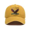 Wholesale Men's Retro Baseball Cap With Curved Brim Featuring Breathable Printing Design