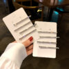 Wholesale Internet celebrity all-match diamond bangs clip elegant side clip hair accessories flash diamond clip hairpin headdress four-piece set for women