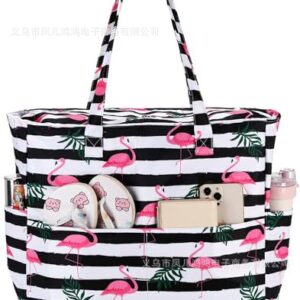 Black and white bottom flamingo