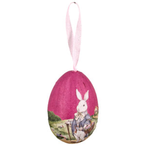 5*7cm paper-wrapped easter egg single rabbit red 1 piece