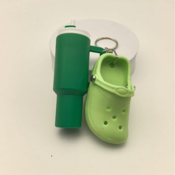 oly-4e58cd629d6d43c941fe422dc0df2174 Wholesale Ice Bully Cup Stanley Stanley Keychain and Mini Hole Shoes Keychain Combination Pendant