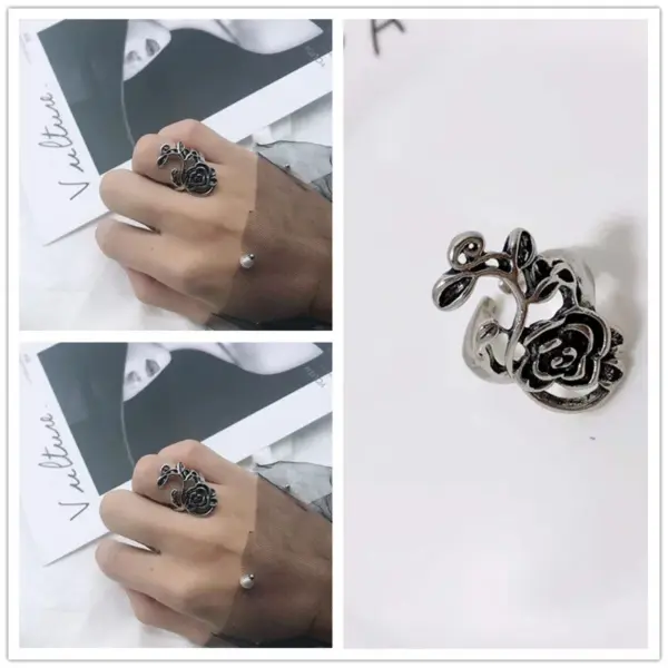 oly-4e63e3ca4cbf3f22d2175987577cf106 Wholesale Vintage Dark Street Style Women's Ring Trendy Finger Ring Disco Dancing Index Finger Ring