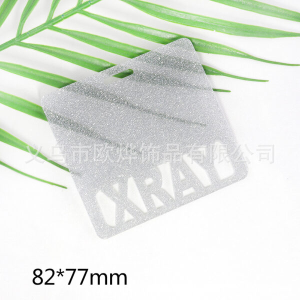 oly-4e6ab3dafdfc3db5097202a70d66c116 Wholesale blank glitter acrylic hollow letters DIY pendant sign id