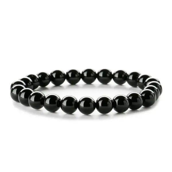 Wholesale Retro Solid Color Beaded Natural Stone Bracelets