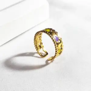 Yellow and purple