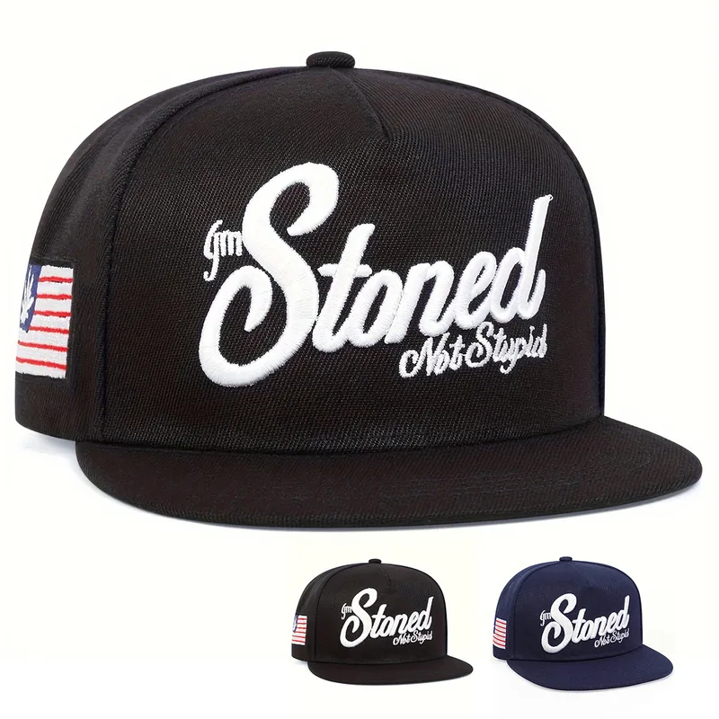 Wholesale Women’s Hip-Hop Outdoor Flat Brim Hat With Letter Pattern, Made Of Polyester Featuring Embroidery Craftsmanship