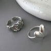 oly-4ea9ad0b54719b9b33dbc30152fdd7df Wholesale Sweet Cool Love Ring Women's Korean Style Ins Creative Peach Heart Open Ring Hip Hop Niche Food Finger Ring Fashion