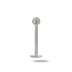 Silver / T-Shaped Labret-10mm