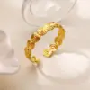 Wholesale 3pcs/set Swirl Style Jewelry Set 18K Gold Plated Stainless Steel Bracelet Ring Earrings Geometric Pattern Swirl Thread Style Jewelry Set Unisex Accessories Christmas Gift Choice