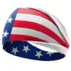oly-4ee2bec3693a391701895a244419ec39 Wholesale American Flag Independence Day Hair Band Men's Sports Elastic Headband Women's Fashion Crossover Wide Headband Sweat Absorbing Hair Accessories