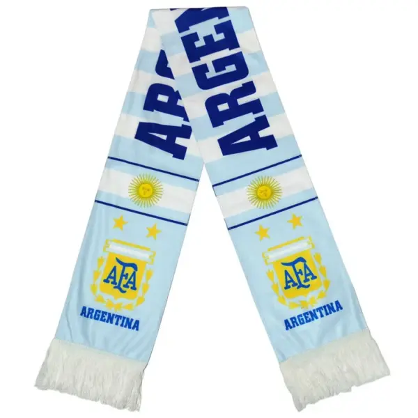 oly-4f33510770a803ccddf065c7c5baa3ac Wholesale World Cup Brazil France Spain Argentina Portugal National Team Football Scarf Fans Accessories Black White Red Blue