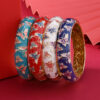 oly-4f424517ed981c555e2f80c6cf1d2557 Wholesale Beijing Traditional Copper Cloisonne Bracelet Butterfly Style Retro Palace Hollow Enamel Bracelet Women's Accessories